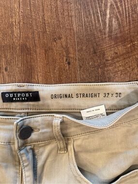 Outpost Makers Original Straight Chinos in Light Khaki